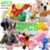 4pcs/7pcs/14pcs-패키지 만화 플러시 개 장난감 세트, 모든 품종 크기에 대한 내구성 있는 부드러운 씹는 및 짖는 게임 세트, 작은 개들을 위한 이상적인 휴일 선물