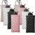 1/2Pcs 휴대용 스퀴즈 안경 케이스 – PU 가죽 부드러운 선글라스 가방 파우치, 포켓 모바일 폰 선글라스 안경 조직자 거치대