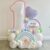 1 스위트 62pcs 81.28cm 흰색 번호 알루미늄 필름 풍선, 25.4cm 12.7cm 마카론 라텍스 풍선, 다채로운 스트립 풍선, 모양의 레인보우 풍선, 결혼식, 생일, 기념일, 파티 장식용