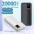 20000mAh 파워 뱅크, 22.5W/PD20W 초고속 충전, LED 배터리 디스플레이 포함, 이중 출력, 아이폰15pro/14max/13/12 기기/안드로이드용 소형 휴대폰 충전기(USB, 타입-C), 야외 비상 전원 백업 카테고리: 모바일 폰 휴대용 파워뱅크
