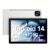 태블릿 25.65cm 안드로이드 14 OS 태블릿, 128GB ROM 4Gb RAM (확장 8Gb), 듀얼 카메라, 8코어 프로세서, 1280 * 800 IPS 고화질 디스플레이 스크린, 5G Wi-Fi 6, 구글, 패드, 하드웨어 셸 태블릿