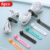 6pcs / Set 5 구멍 실리콘 스트랩 와이어 조직자 안 잃어 버리는 이어폰 충전 케이블 번들 스트랩 저장 버클 데이터 케이블 감기 케이블