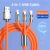 3-in-1 USB 케이블, 실리콘 와이어 및 주석 합금 포트 – 아이폰, 안드로이드 및 더 많은 빠른 충전 – 3A 15W 출력, 휴대용 플래시 충전기, 99.9% 효율성, 휴대용 충전기|소형 케이블|효율적인 충전