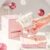 180ml 일본 아이스크림 컵, 리본 디자인, 세라믹, 재사용 가능, 색상 변경, 다목적, 발렌타인 데이 및 졸업 축하에 완벽