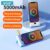 BYGP 5000mAh 미니 휴대용 충전기, 초소형 배터리 팩 여행용 모바일 폰 충전기, 아이폰 15/14/13/12 프로 맥스/iPad 프로/삼성 안드로이드 등과 호환 가능, 비상 전원 포켓 파워 뱅크, USB 모바일 백업 배터리 팩, 선물