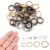 50/100/200pcs 3-20mm 다양한 색상의 철제 오픈 점프 링 DIY 보석 액세서리