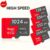 고속 메모리 카드 128MB/256MB/512MB/1024MB/2048MB – 태블릿, 카메라, 휴대폰 등을 위한 TF/SD 플래시 카드 – 안전한 파일 저장, 파일 보관