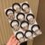 10pcs 우아한 여성용 헤어 타이 – 반짝이는 라인스톤과 모조 진주, 미니멀리스트 스타일, 일상 사용 및 선물에 적합, 일상 헤어 액세서리 | 미니멀리스트 헤어 타이 | 라인스톤 장식, 헤어 타이 세트