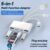다기능 메모리 카드 리더, 5-in-1 USB OTG 어댑터, 마이크로 SD 및 SD 카드 슬롯이 포함되어 있습니다. 아이폰/아이패드, USB C 및 USB A 장치에 대한 SD/Micro SD/SDHC/SDXC/MMC 지원