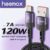 7A 120W 최대 속도 충전 타입 C 케이블, USB A에서 USB C로의 빠른 충전 케이블, iPhone 15/15Plus/15 Pro/15 Pro Max 호환 USB 케이블, Honor, Realme, OPPO, Oneplus, Xiaomi용 빠른 충전, Samsung S24 23 Ultra S22 S21용 고급 빠른 충전