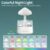 다채로운 LED 야간등 가습기, 450ml 강우 디자인, USB Type-C 전원, 버섯 크기, 다채로운 색상으로 편안한 분위기 조성, 집 안 침실 장식용