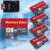 128GB/64GB/32GB/16GB/8GB 고속 마이크로 SD 카드, UHS-I 클래스 10, 4K UHD 비디오 호환, 전송 모니터링 기능, 대시 캠, 바디 캠, 액션 캠, 감시 및 보안용