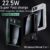 새로운 패턴5000/10000밀리암페어 자기 흡수 무선 충전 뱅크 22.5W/PD20W, 애플 15pro/14max/13/12 및 안드로이드 폰에 적합 (USB/Type-C) LED 전력 표시가 있는 휴대용 충전기, 야외 여행 및 비상용 백업 모바일 전원 공급
