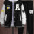 Athleisure Essential, 남성용 캐주얼 69피스 세트: 컬러 블록 바시티 재킷 & 조거 팬츠 A-69 프린트 – 폴리에스테르, 야구 칼라, 포켓 – 가을/겨울에 완벽함